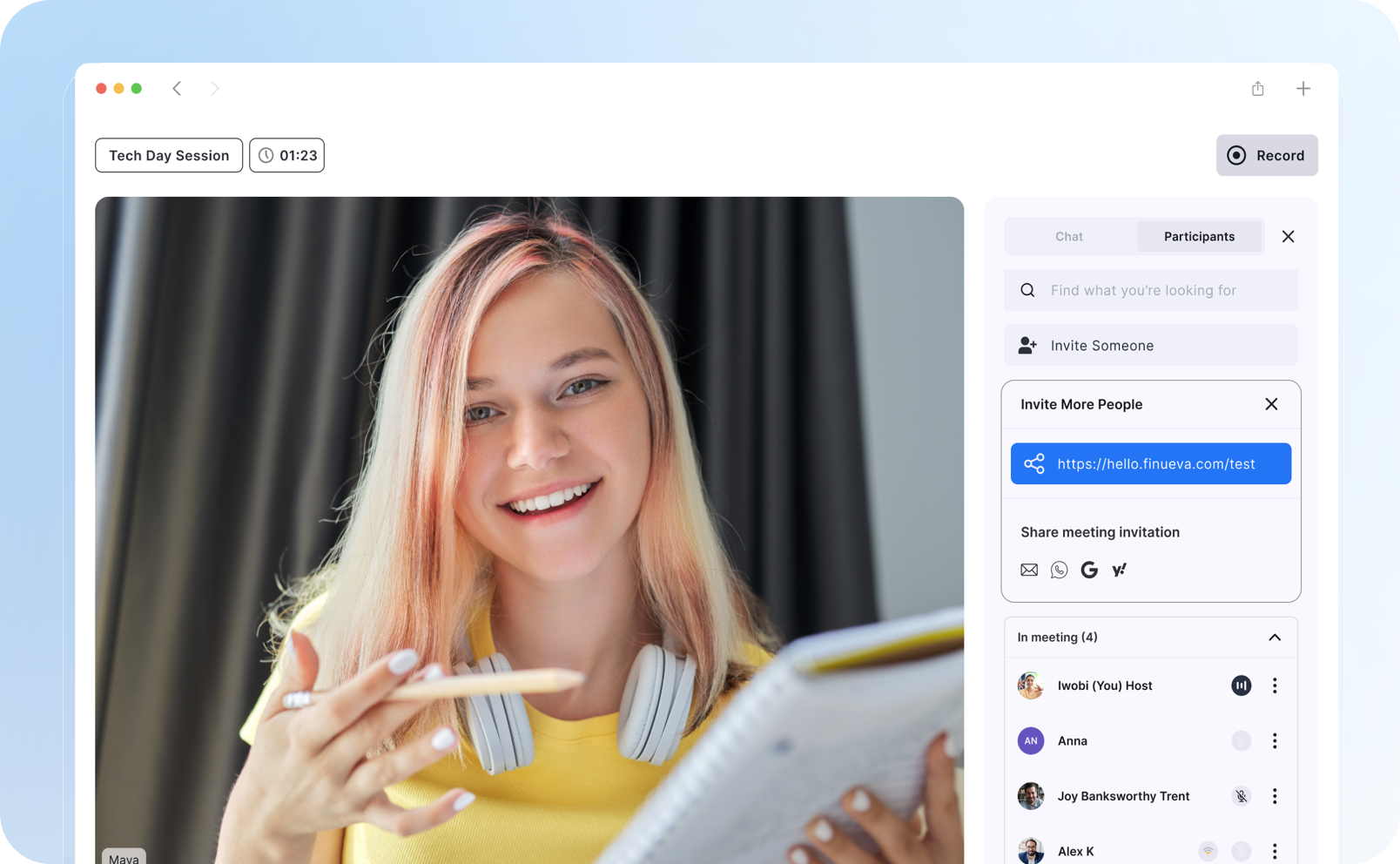 Generate Your Meeting Link